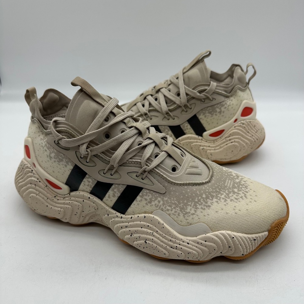 adidas IF5602 Men's Size 9.5 Trae Young 3 Wonder Speckled Beige Basketball Shoes
